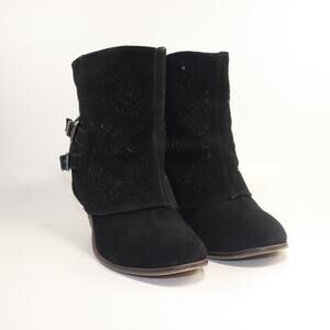 Naughty Monkey Ankle Boots Suede, Size 7